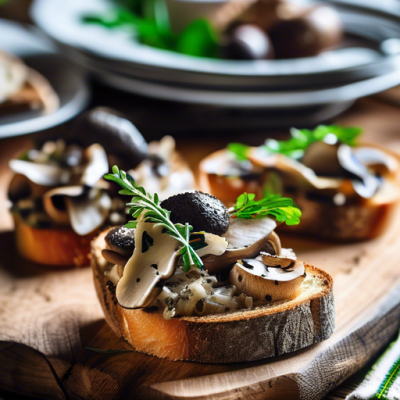 Bruschetta Crémeux aux Truffes de Suède