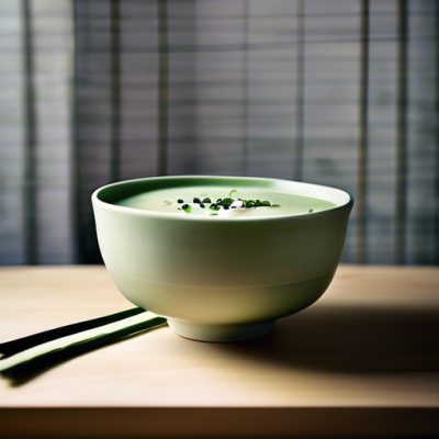 Velouté Froid de Concombre au Yuzu et Sésame