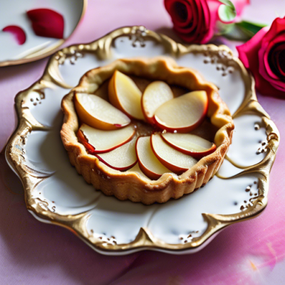 Tarte Amandine aux Poires Épicées pour la Saint-Valentin
