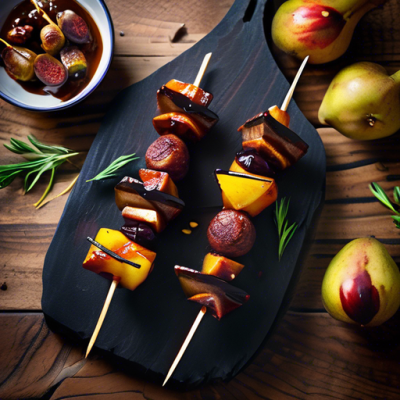 Brochettes Sucrées-Salées d'Automne au Parfum du Portugal