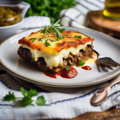 Moussaka Grecque Traditionnelle Moussaka Grecque Traditionnelle