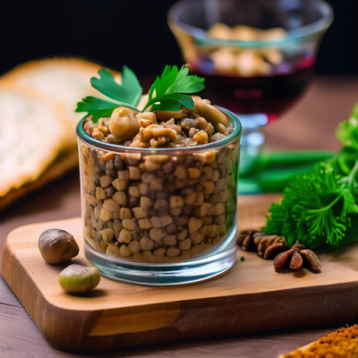 Faux Gras Festif aux Lentilles et Champignons