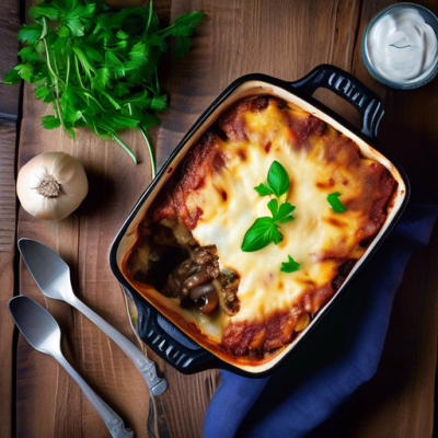 Moussaka Fusion Méditerranéenne aux Épices Douces