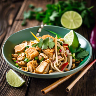 Pad Thaï Fusion au Tofu Croustillant