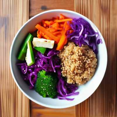 Buddha Bowl Coréen au Quinoa