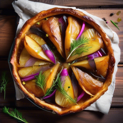 Tarte Tatin Suédoise aux Pommes de Terre et Hareng