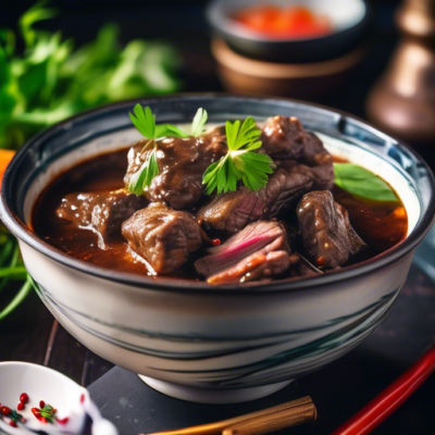 Carbonnade Vietnamienne au Bœuf et Citronnelle