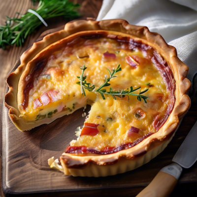 Quiche Lorraine au Miel et Thym
