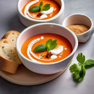 Gaspacho Marocain aux Épices Exotiques