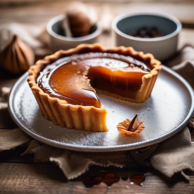 Tarte au Caramel Onctueux à la Fleur de Sel