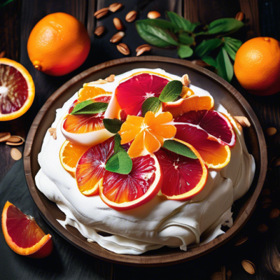 Pavlova Española aux Agrumes