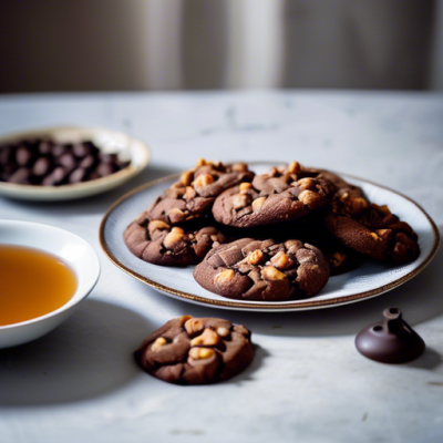 Cookies Moelleux au Chocolat et Noisettes Caramélisées