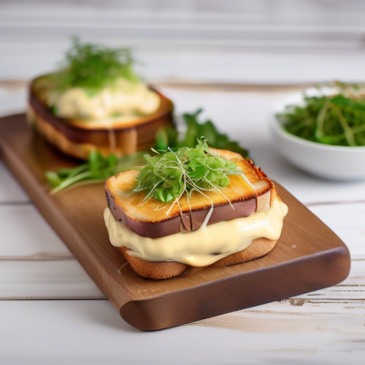 Croque-Monsieur Fusion Nippo-Suisse au Wasabi Crémeux