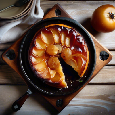 Tarte Tatin Salée à la Portugaise