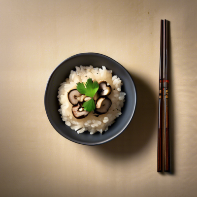 Risotto Asiatique aux Champignons Shiitake et Citronnelle