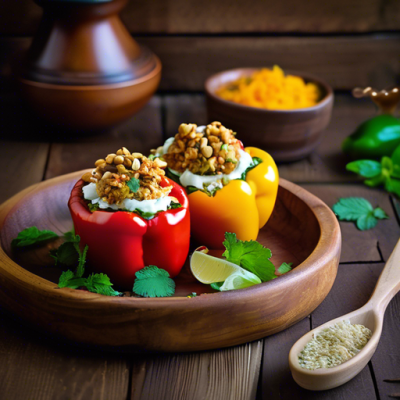 Poivrons Farcis à la Thaïlandaise Poivrons Farcis à la Thaïlandaise