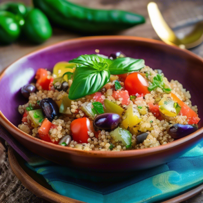 Salade Printanière de Quinoa à la Tunisienne