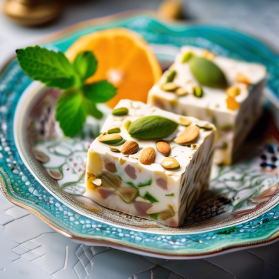 Nougat Marocain au Miel et Fleur d'Oranger