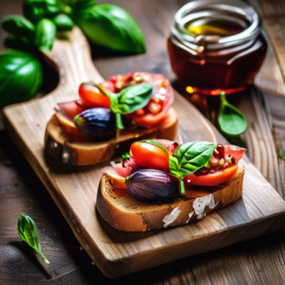 Bruschetta Sucré-Salé à l'Italienne