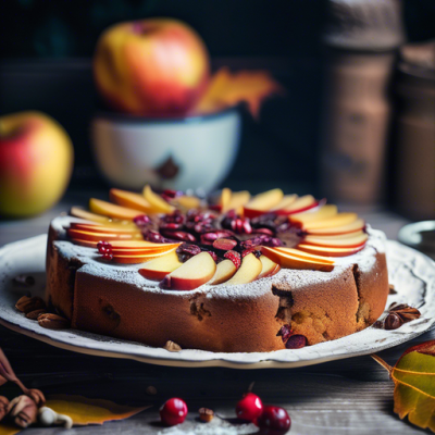 Cake aux Fruits d'Automne au Miel