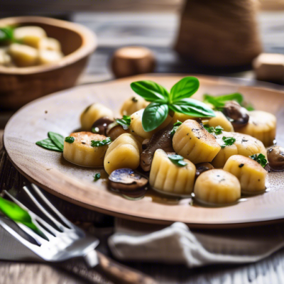 Gnocchis Maison à la Sauce Forestière Russe