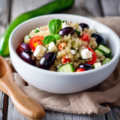 Salade Méditerranéenne de Quinoa à la Grecque