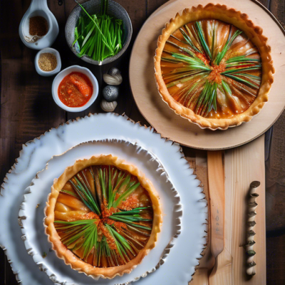 Flammekueche Coréenne au Kimchi