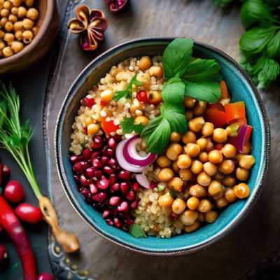 Salade Royale de Quinoa à la Marocaine