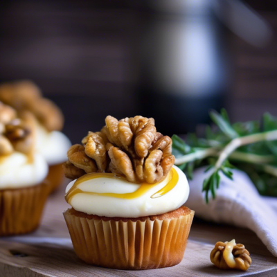 Cupcakes Sucré-Salé au Fromage de Chèvre et Miel