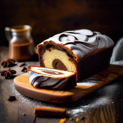 Gâteau Marbré Gourmand aux Épices d'Orient