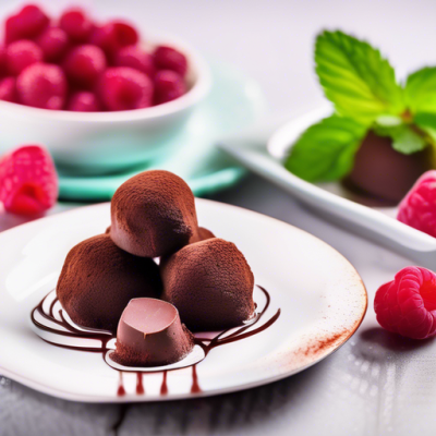 Truffes Fondantes au Chocolat et Framboise