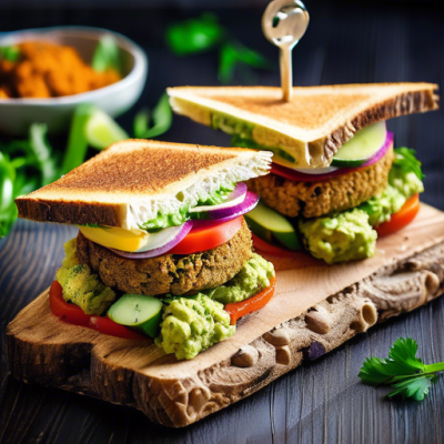 Club-Sandwich Fusion Libano-Mexicain au Guacamole Club-Sandwich Fusion Libano-Mexicain au Guacamole