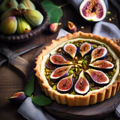 Tarte Fondante aux Figues et Miel du Moyen-Orient