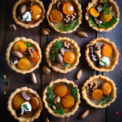 Tartelettes Automnales aux Champignons et Potiron