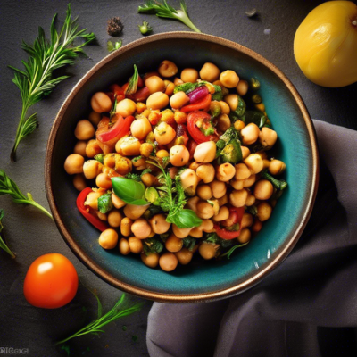 Bol Libanais aux Pois Chiches Épicés