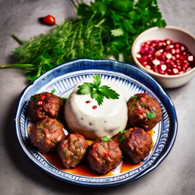 Kefta Libanaise à la Grenade et Sauce au Yaourt