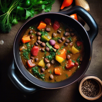 Ragoût de Légumes à l'Orientale aux Lentilles