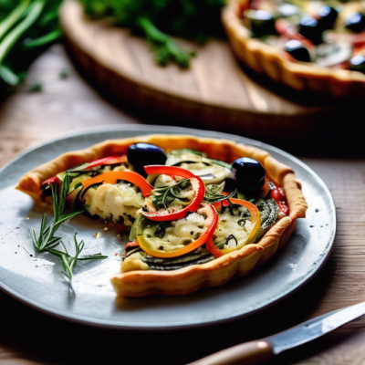 Tarte Fine aux Légumes à la Grecque Tarte Fine aux Légumes à la Grecque