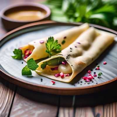 Crêpes Fusion Nippo-Libanaises au Tahini et Yuzu