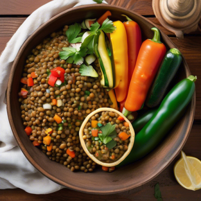 Lentilles aux Légumes à la Libanaise Lentilles aux Légumes à la Libanaise