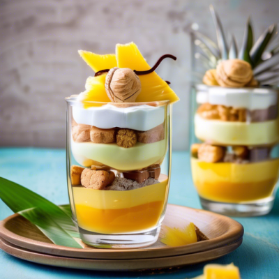 Verrines Tropicales des Antilles au Micro-ondes