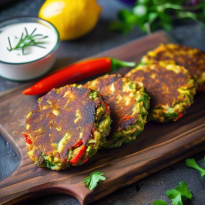 Galettes de Légumes Méditerranéennes à la Provençale