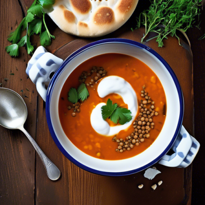 Soupe Harira Revisitée aux Parfums du Moyen-Orient