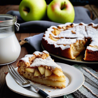 Apfelkuchen Croustillant à l'Allemande