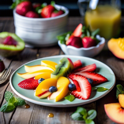 Carpaccio Estival à l'Italienne: La Symphonie des Fruits du Soleil