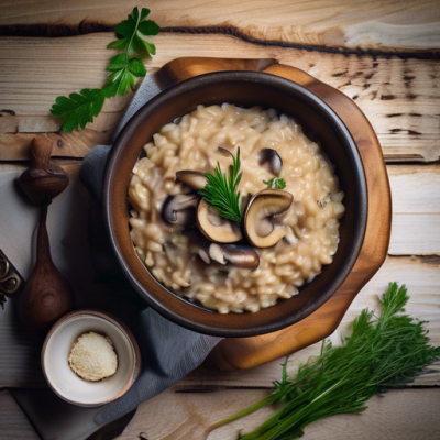 Risotto Crémeux aux Champignons des Bois - La Symphonie Italienne