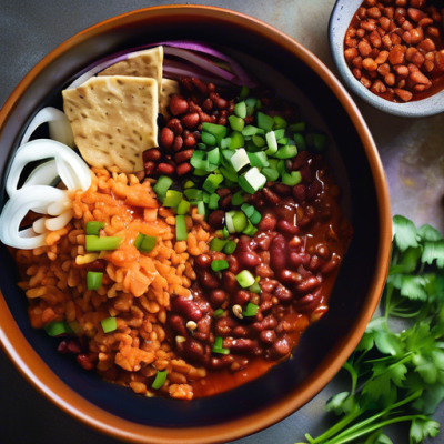 Chili Sin Carne à la Coréenne