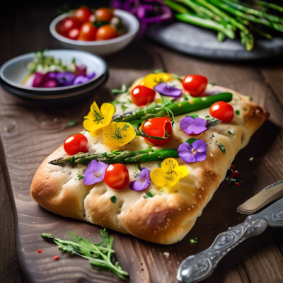 Focaccia Primavera à l'Espagnole