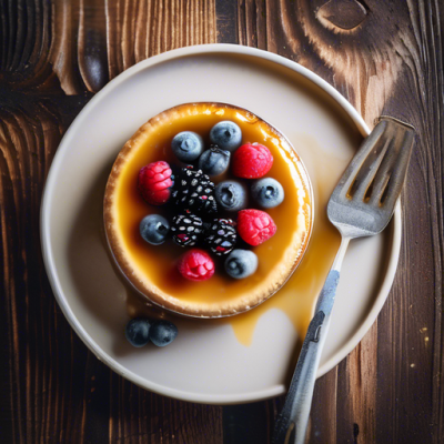 Flan Suédois aux Amandes et Fruits de Saison