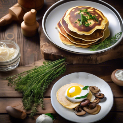 Placki Ziemniaczane Royale - Pancakes Polonais aux Champignons et Choucroute